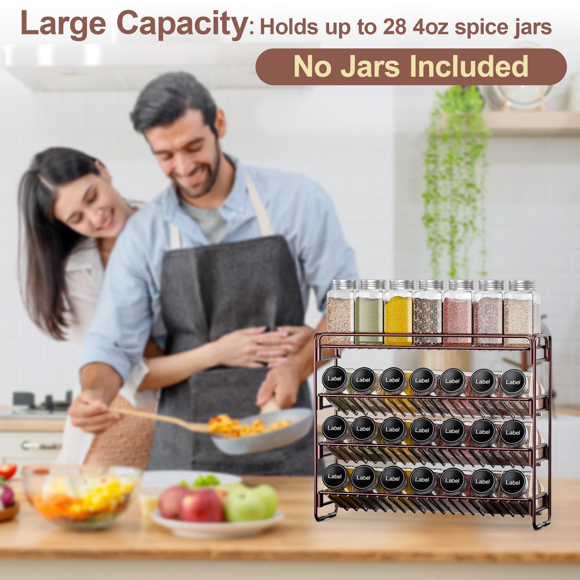 PanPanPal heavy-duty iron frame resists sagging for durable kitchen storage.