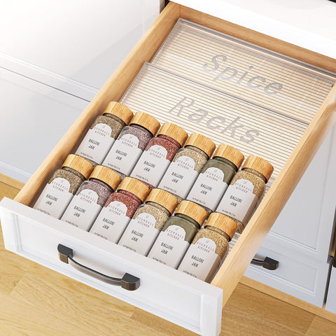 PanPanPal 2-tier spice drawer assembly for easy reach.