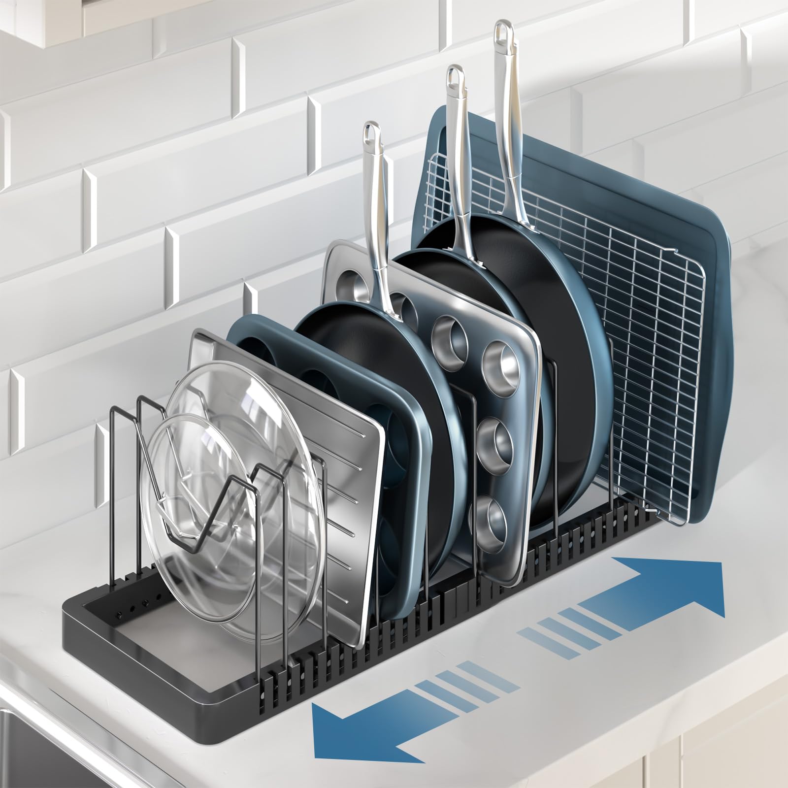 PanPanPal tool-free assembly makes setup quick and hassle-free.
