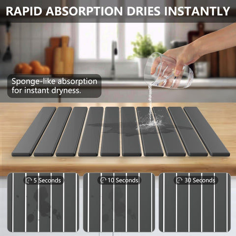 PantArea food-grade material ensures safe contact with dishes and bottles during drying.