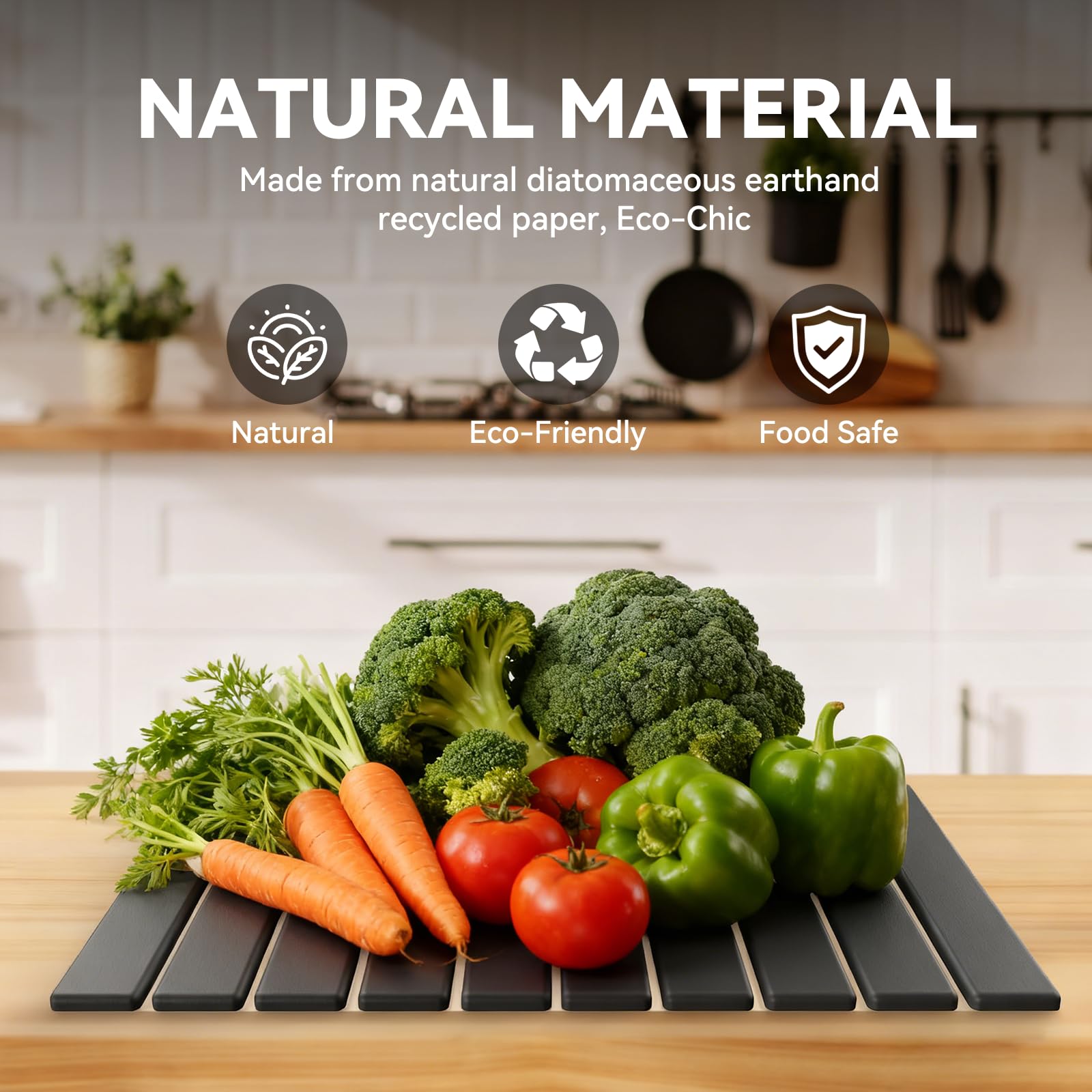 PantArea multipurpose stone mat doubles as a pet mat, plant saucer, or heat-proof pad.