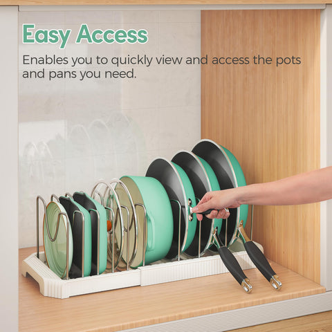 Pantasia baking-sheet rack keeps sheets organized and easy to grab