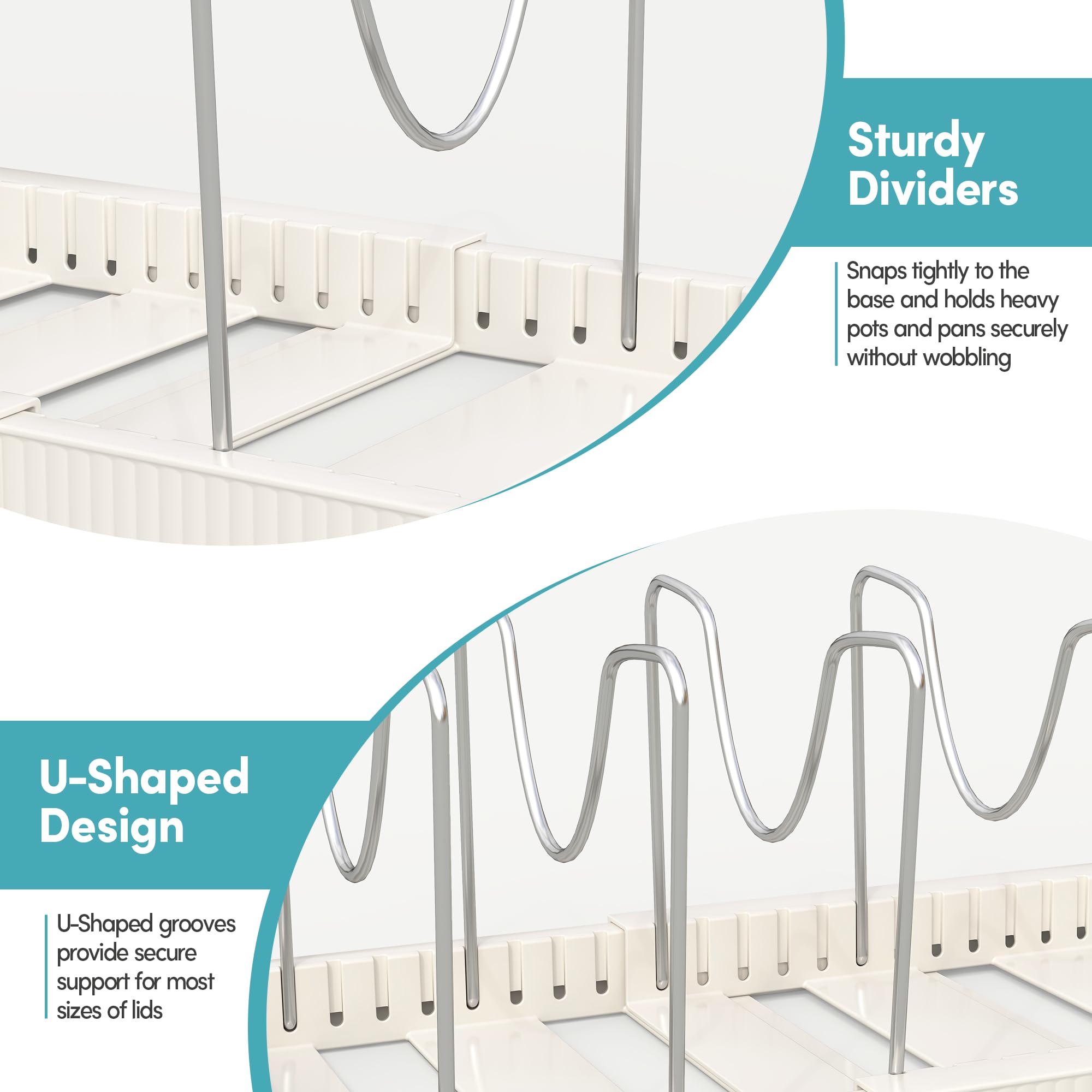 Pantasia cutting board organizer helps cabinets stay tidy and accessible