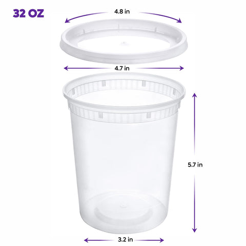 Pantry Value clear deli container shows contents at a glance.