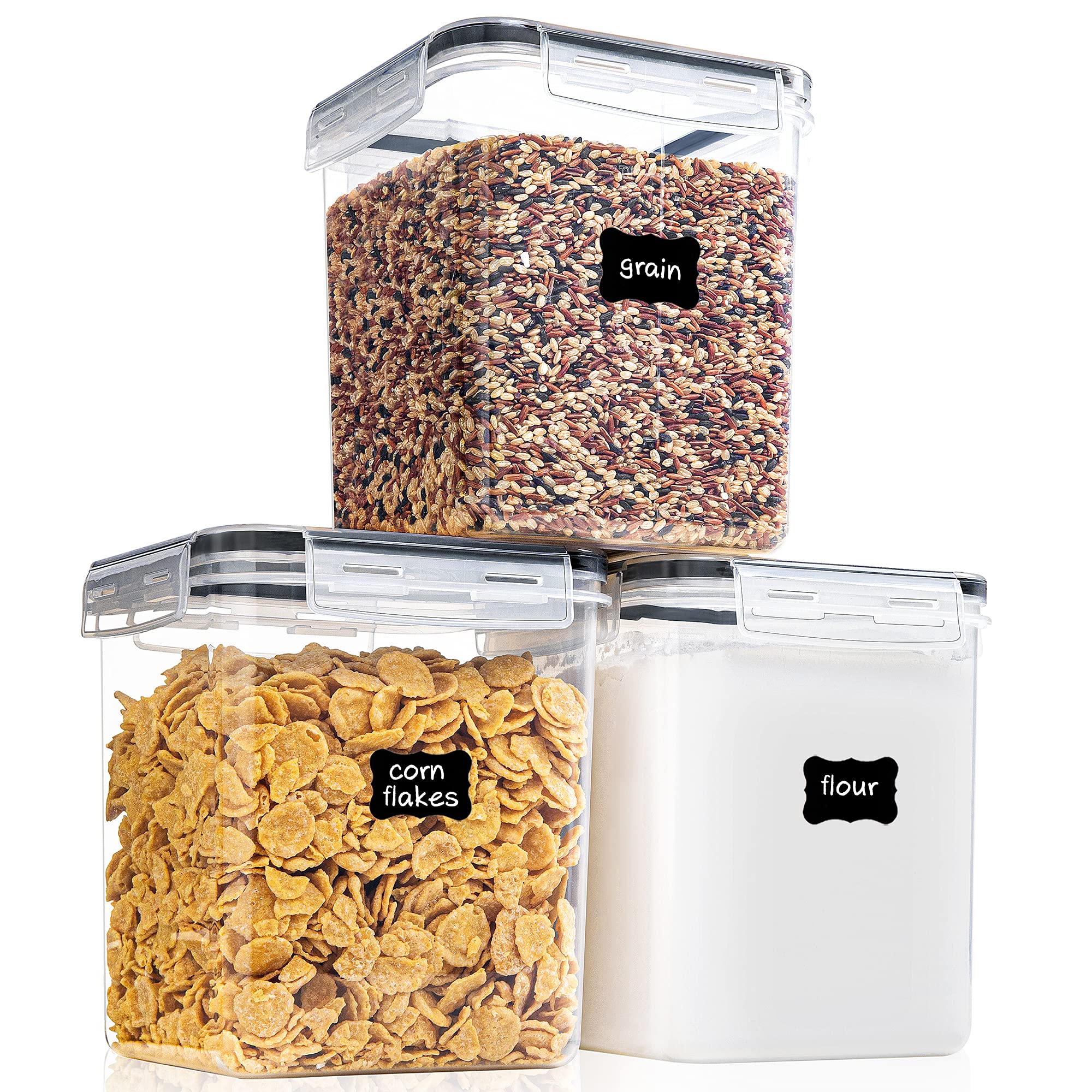 PANTRYSTAR 2.5L airtight container with lid preserves freshness.