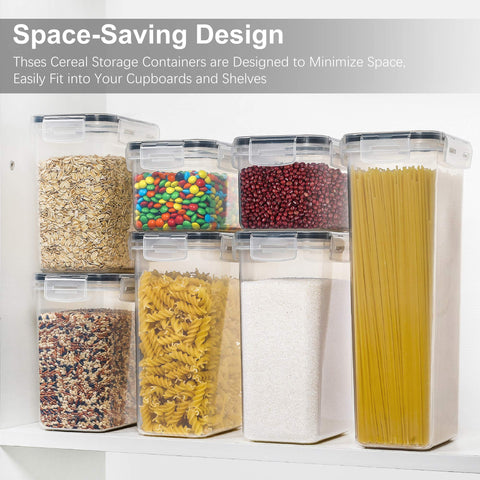 PANTRYSTAR clear design lets contents shine, aiding quick pantry checks.