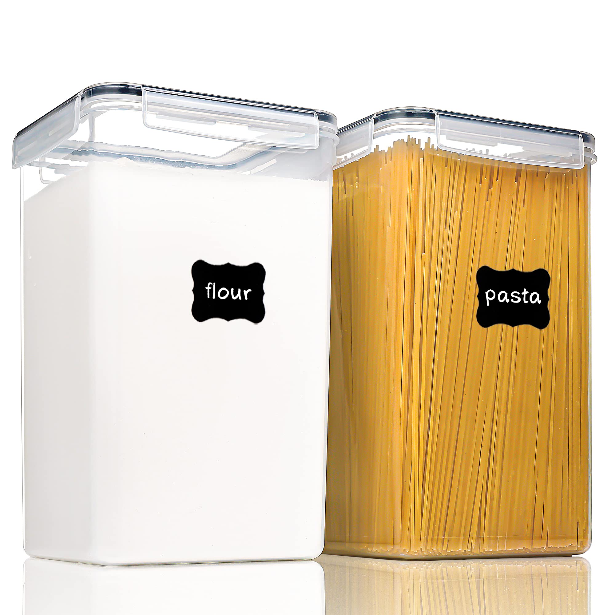 PANTRYSTAR large 6.5L container with lid keeps flour fresh