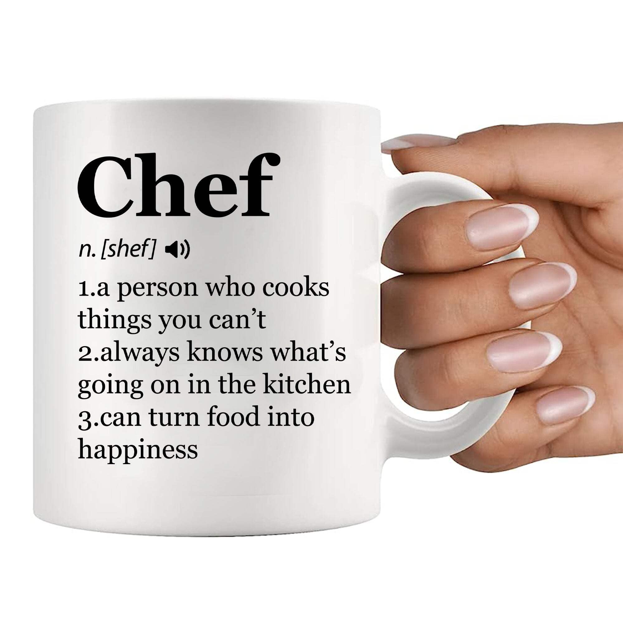 Panvola Chef Definition Mug gift-ready packaging enhances gifting appeal.