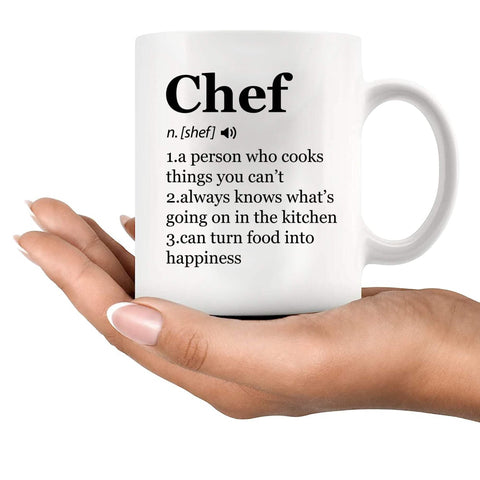 Panvola Chef Definition Mug multi-purpose-use for desk or kitchen decor.