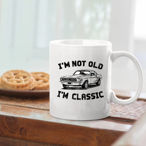 Panvola double-sided print mug shows the message from any angle.