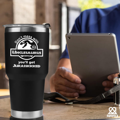 Panvola Gift ready Uncle humor tumbler for birthdays or retirements