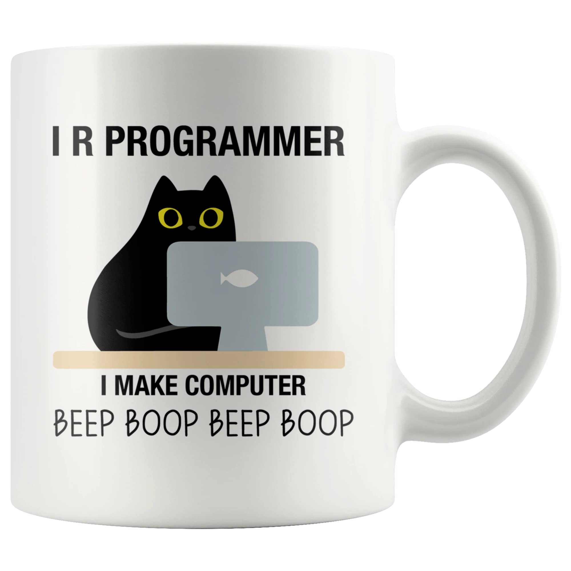 Panvola I R Programmer mug front view for daily coffee rituals