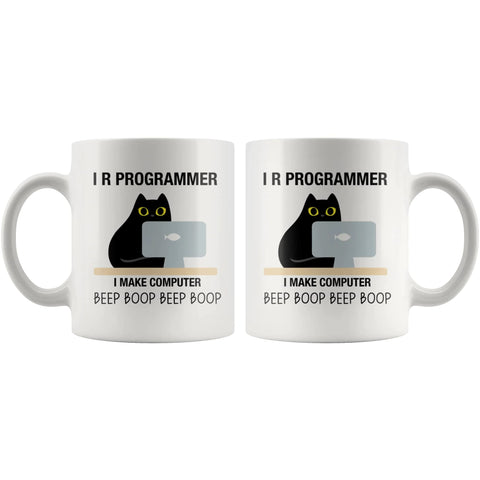 Panvola I R Programmer mug gift-pack ready with packaging
