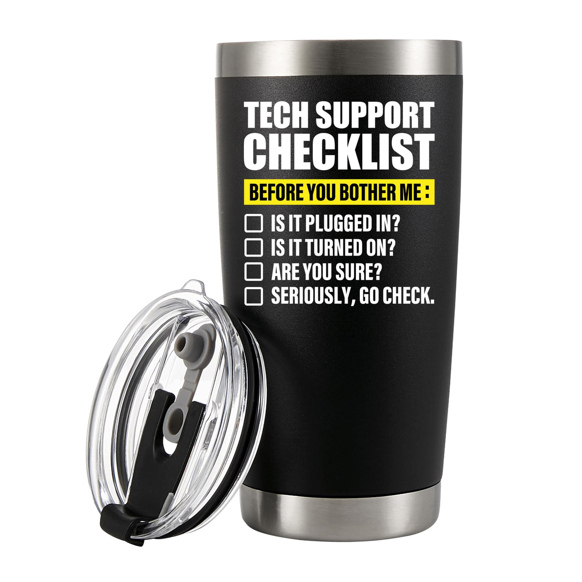 Panvola 20oz tumbler with vacuum insulation keeps beverages hot or cold on the go.