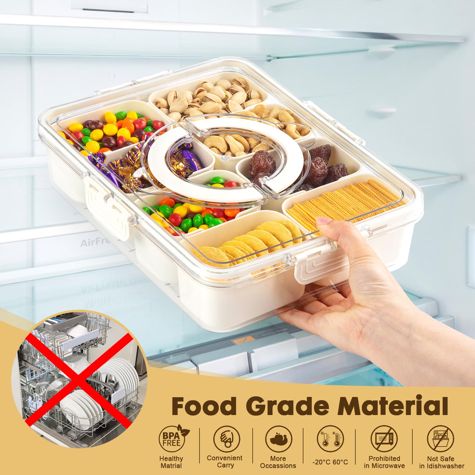PANYEE container is BPA-free and safe for direct snack contact.