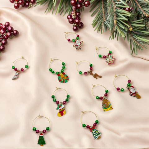 PaoShuTai Christmas tree charm with beads for party decor