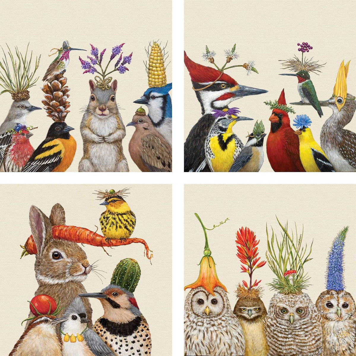 Paperproducts Design Forest Festivities napkins Party Snacks—adds festive flair for gatherings