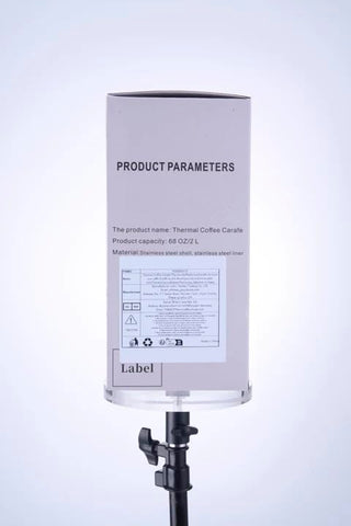 PARACITY 68oz thermal coffee carafe in use for steady pours