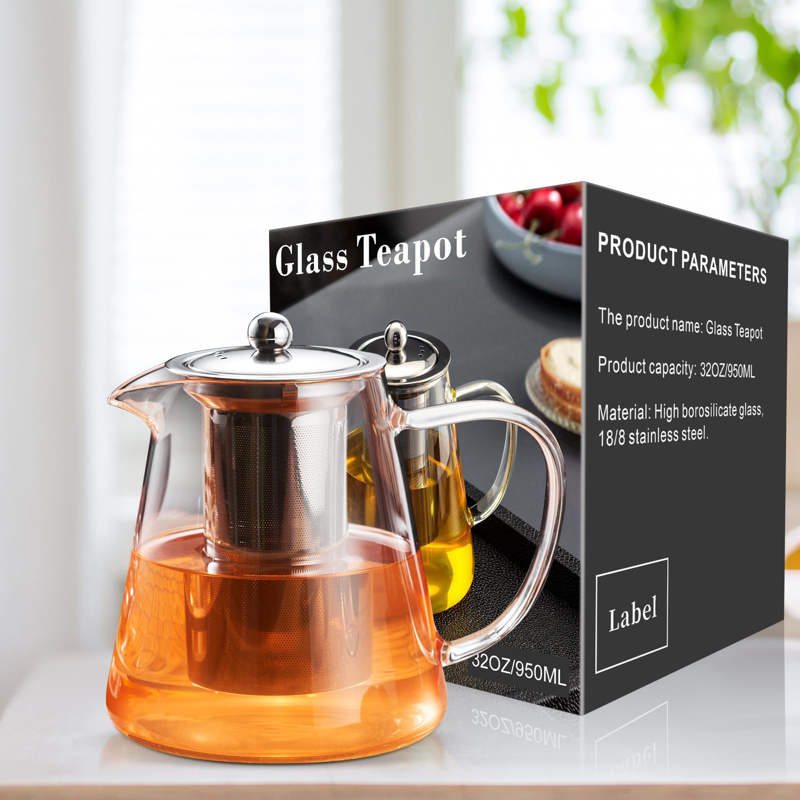 PARACITY camping and travel teapot designed for on-the-go tea.