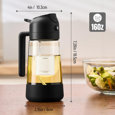 PARACITY wide-mouth refilling for oils, vinegars, and juices