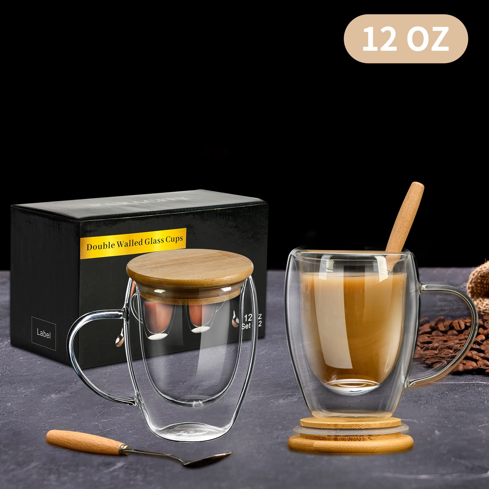 PARACITY gift-box packaging makes this mug set a ready-made gift.