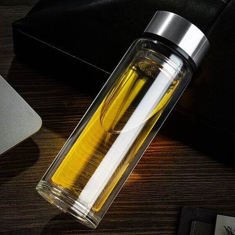 PARACITY heat-resistant glass container keeps beverages warm safely