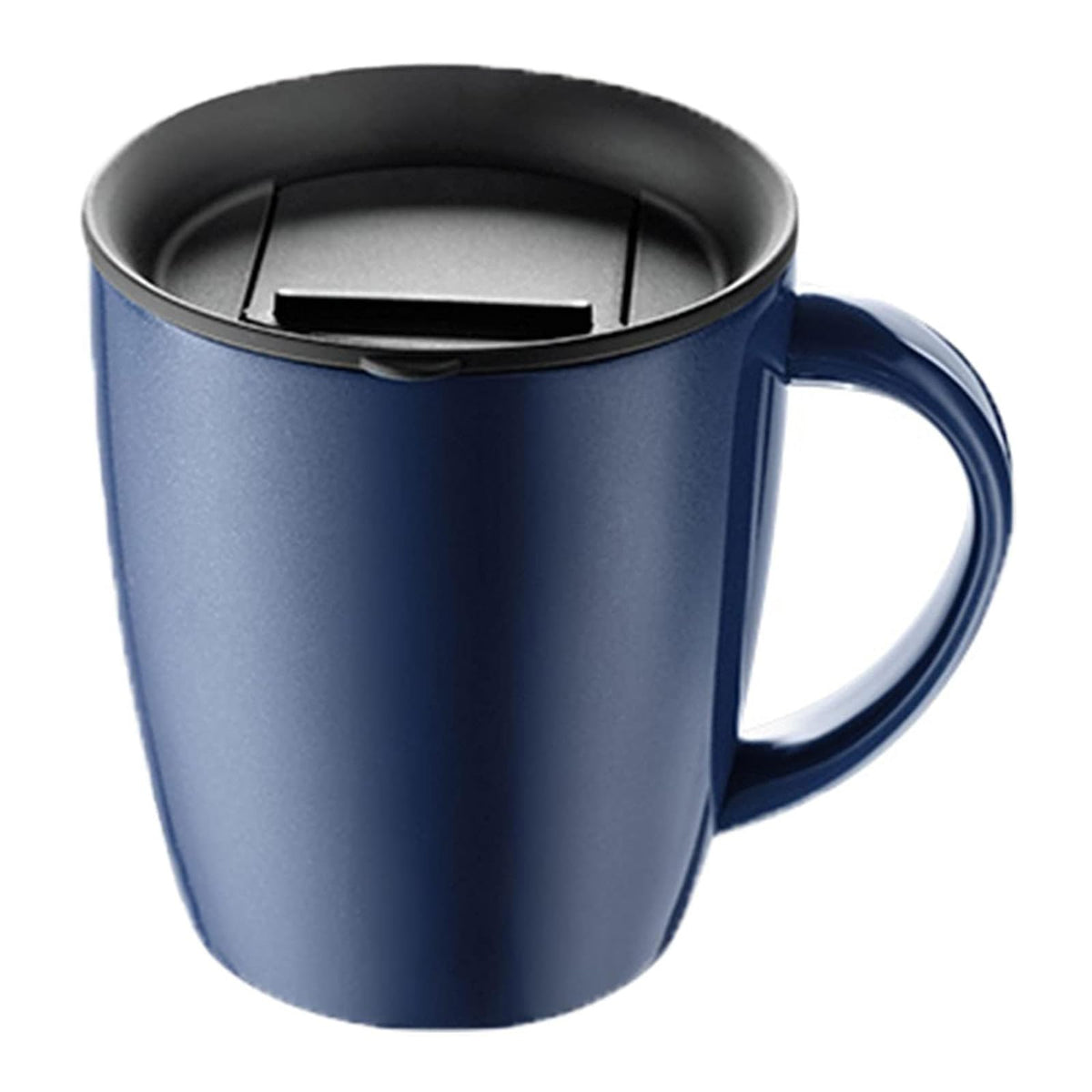 PARACITY insulated coffee mug blue body highlights durable stainless steel for everyday use.