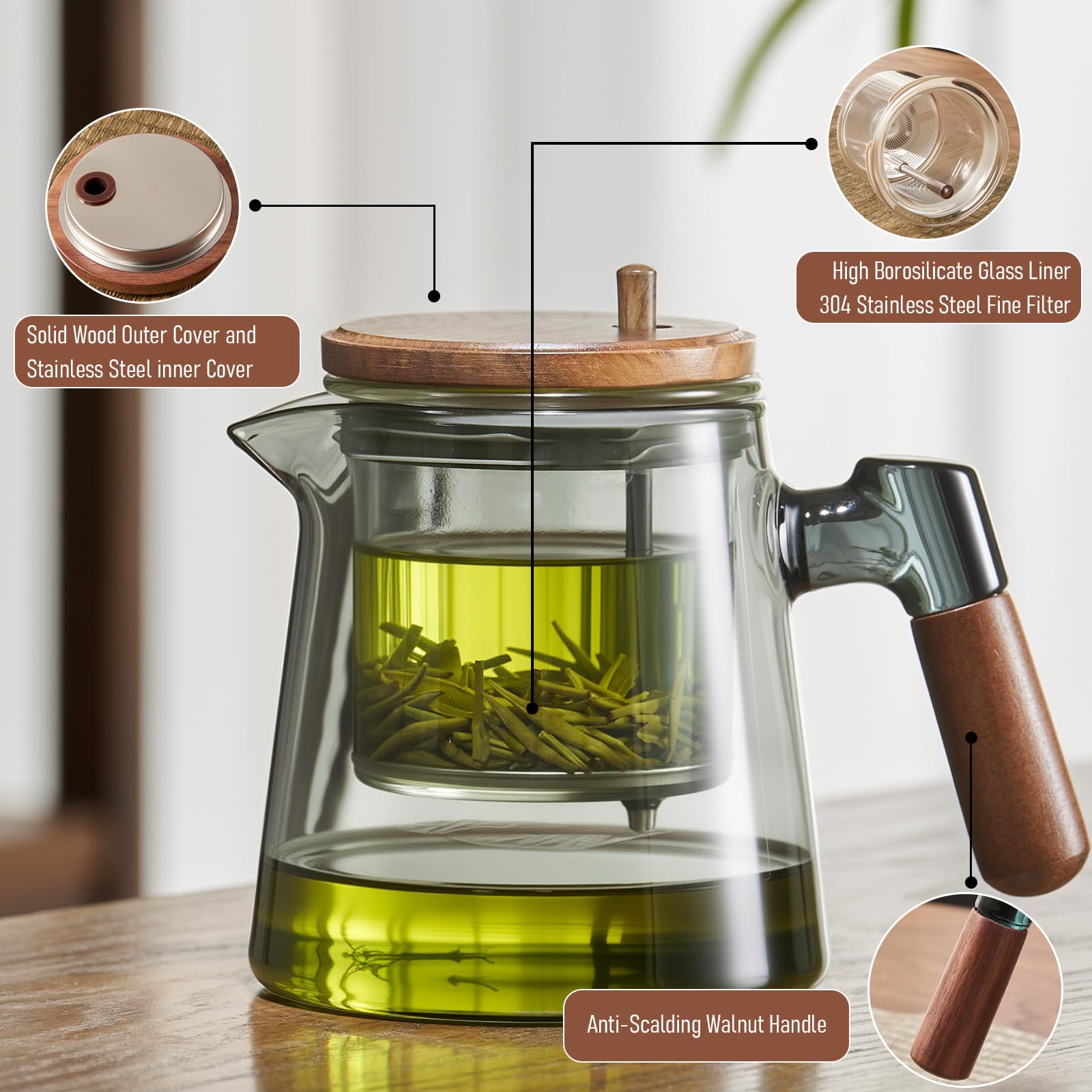 PARACITY stainless steel filter 304 mesh ideal for Oriental tea blends.