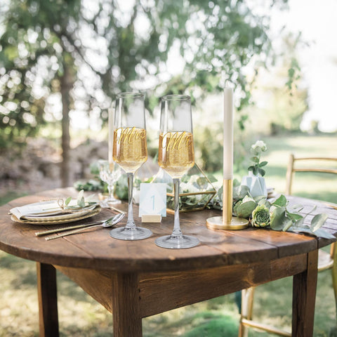 PARACITY versatile champagne glasses for ceremonies and receptions