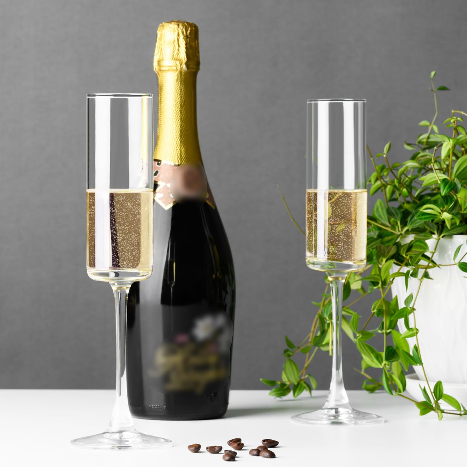 PARACITY wedding champagne flutes ideal for toasts at ceremonies and receptions.