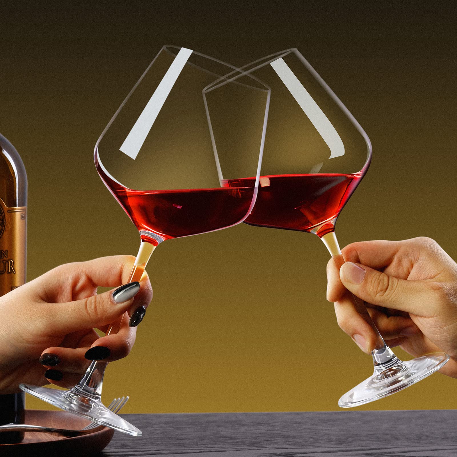 PARACITY Burgundy wine glass in an elegant gift box for celebrations
