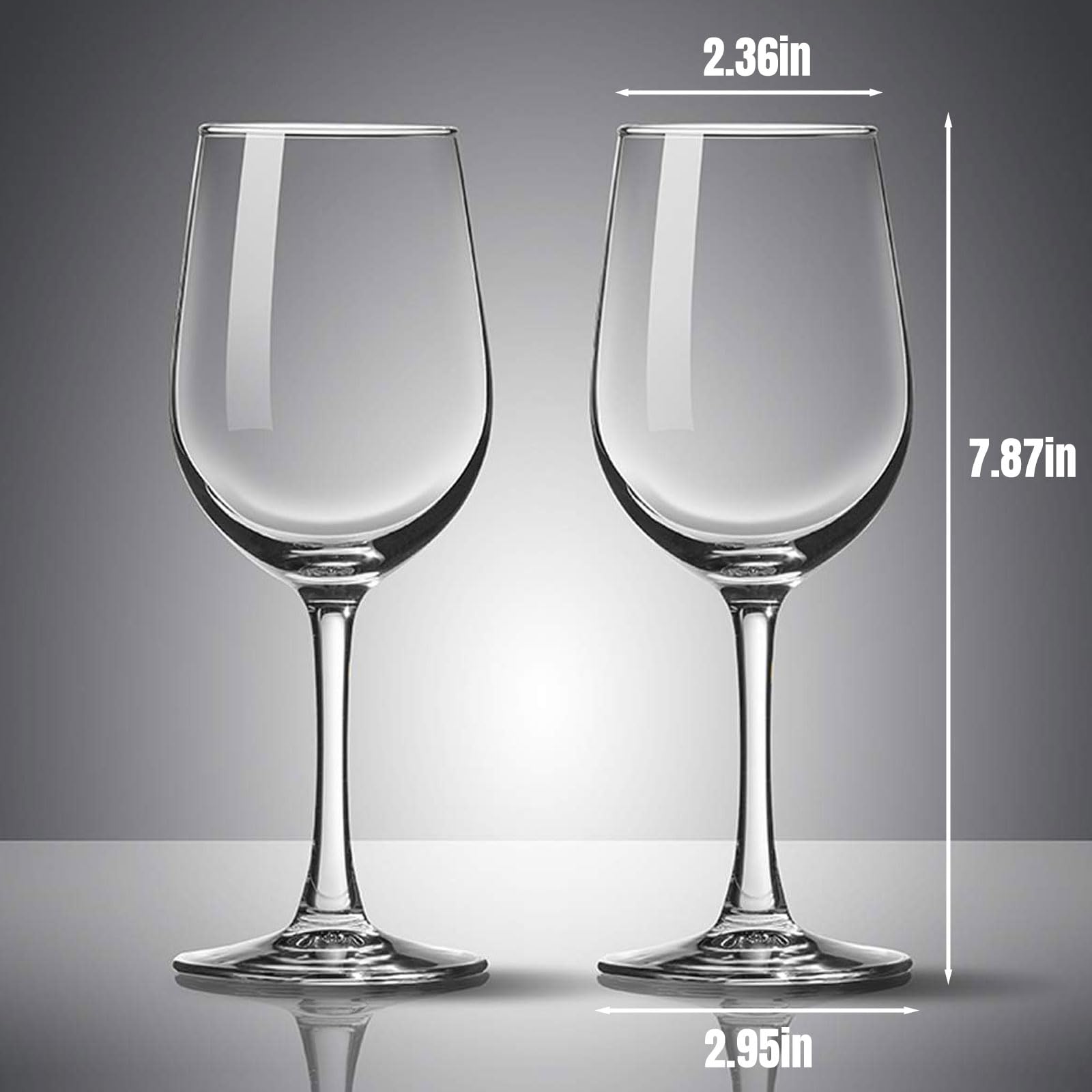 Paracity 10 oz glass for red or white wine, versatile for indoor or outdoor use.