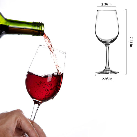 PARACITY wide-mouth red wine glass designed for aroma release