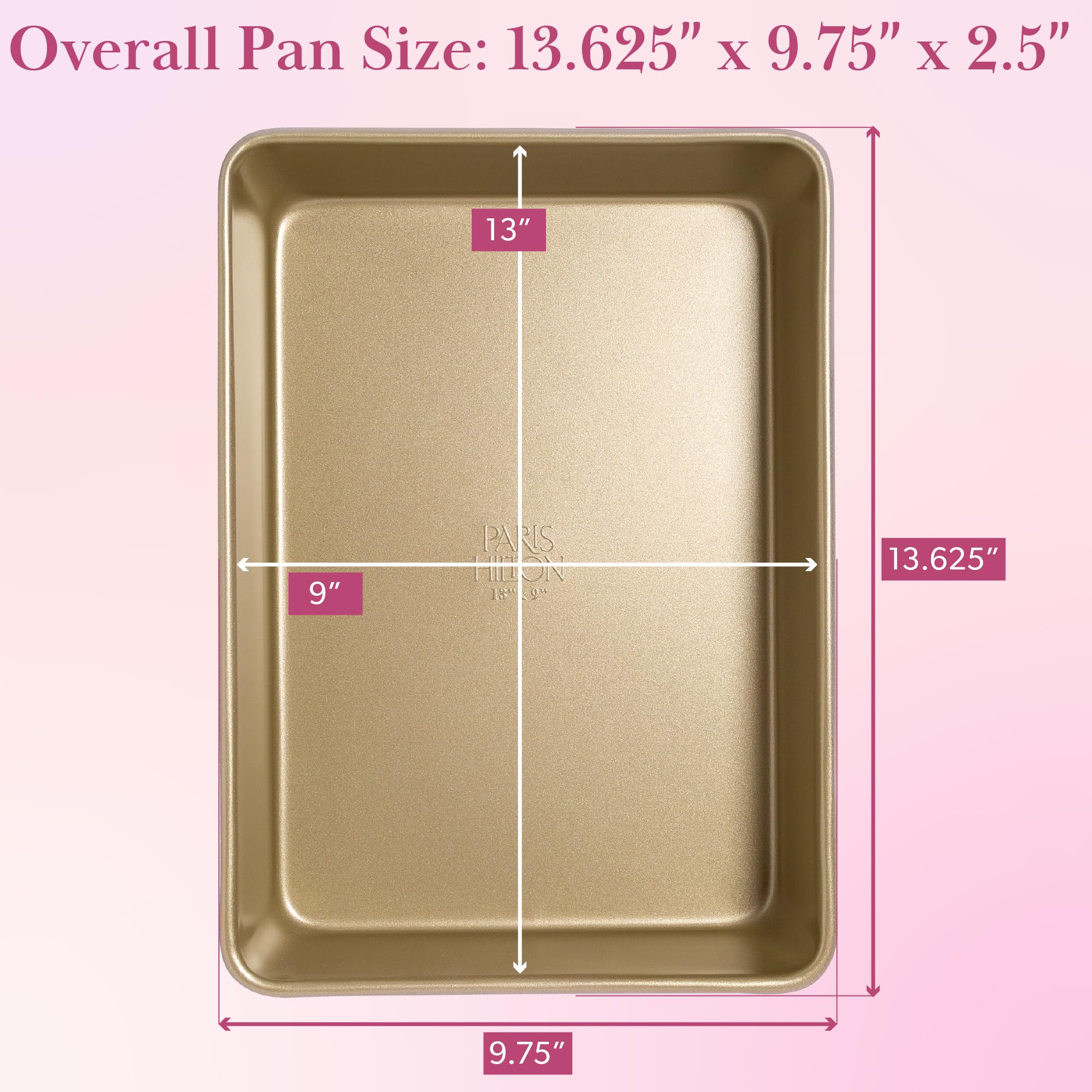 Paris Hilton dishwasher safe design simplifies cleanup after baking