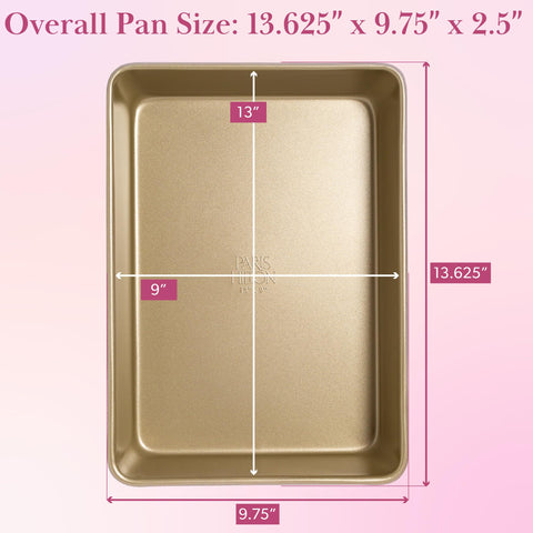 Paris Hilton dishwasher safe design simplifies cleanup after baking