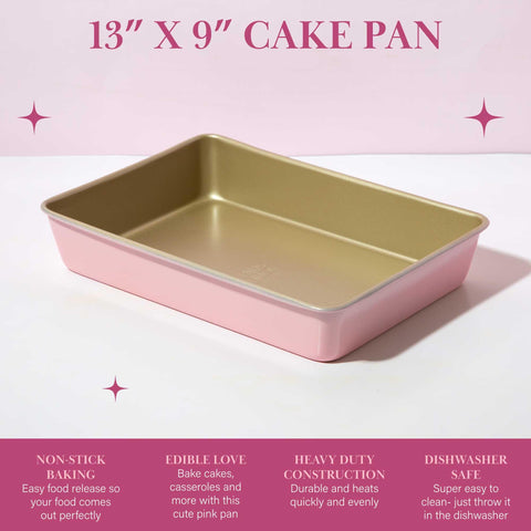 Paris Hilton nonstick coating ensures easy release for brownies and cakes