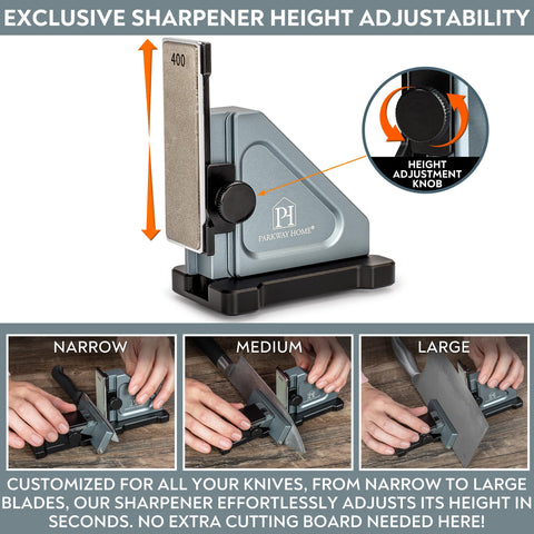 Parkway Home ceramic honing plate for fine edge alignment and long-lasting sharpness