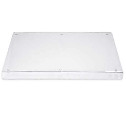 PARNOO clear acrylic surface protects countertops during meal prep