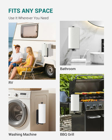 PAROTO fits standard and enlarged paper rolls for versatile use.