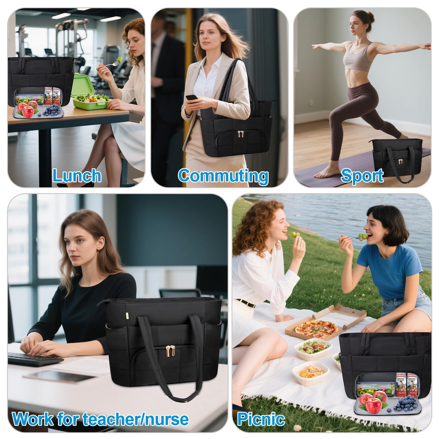 Partreko versatile tote supports commuting, office, and casual outings