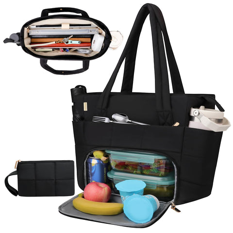 Partreko front view tote showing sleek design for daily commute and business use