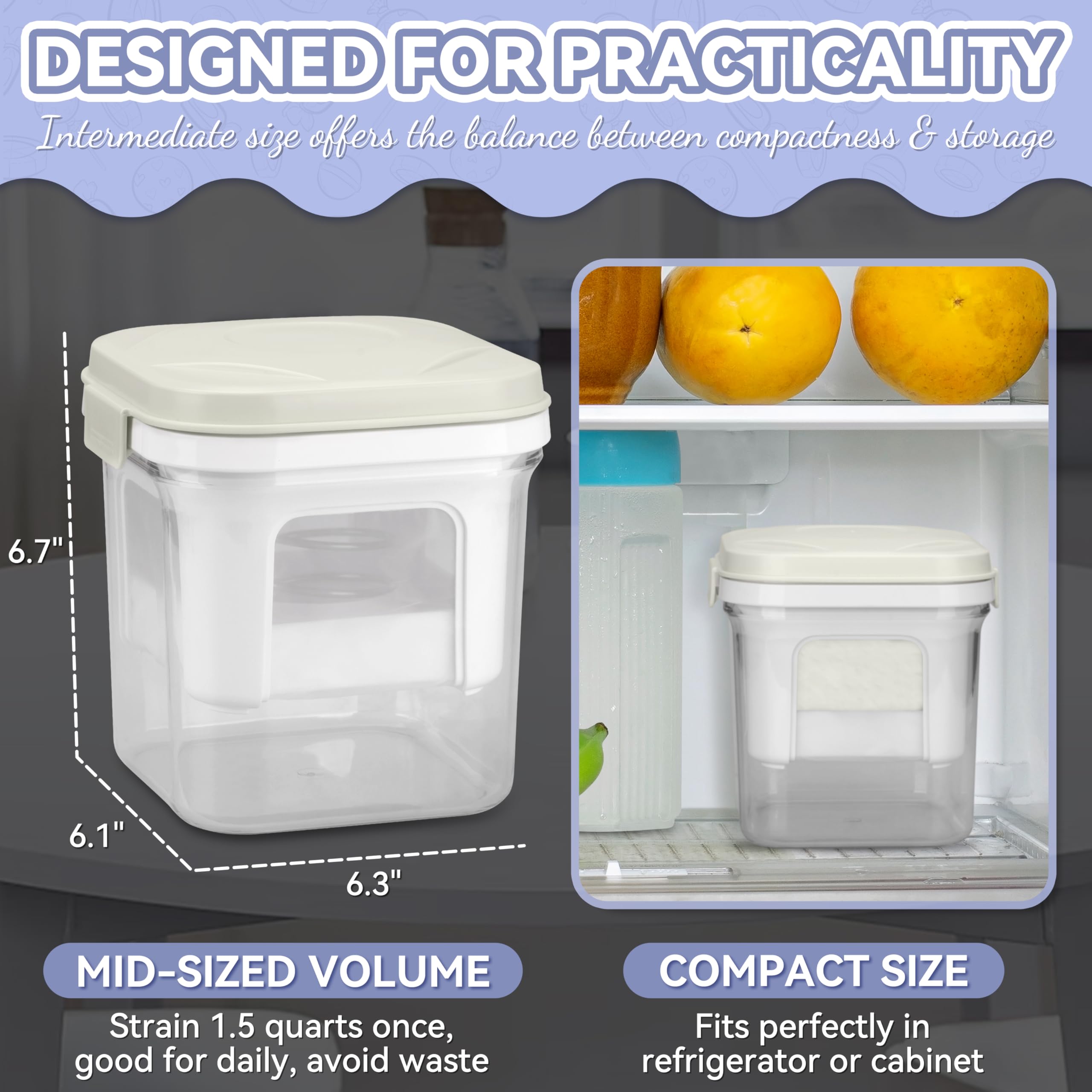 Party Desserts BPA-free Eco-zen materials for safe yogurt prep