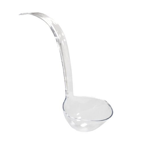 Party Dimensions long 12-inch clear punch ladles reach bowls without spills.