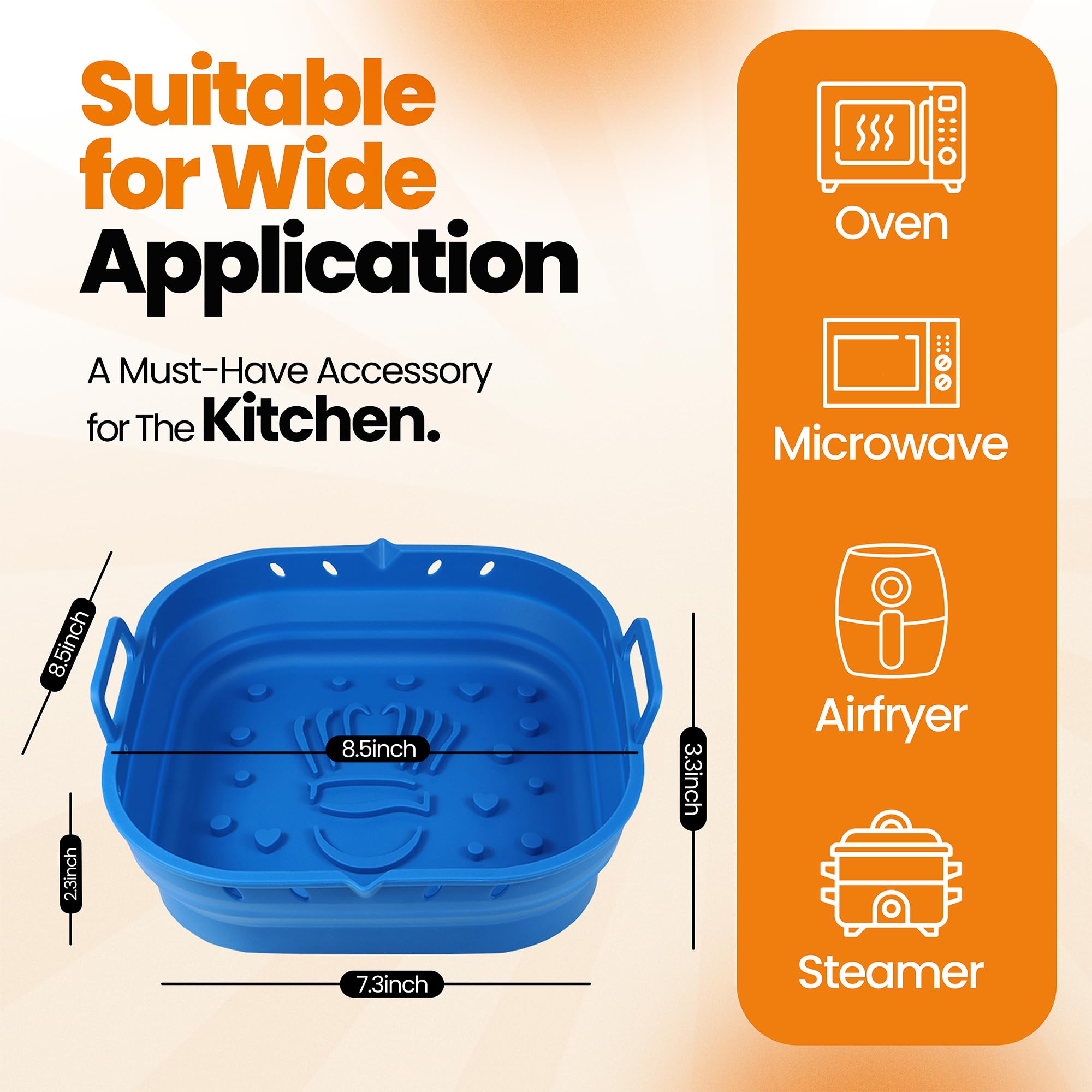 PARTY PORT liner grease grooves help collect oils during cooking.