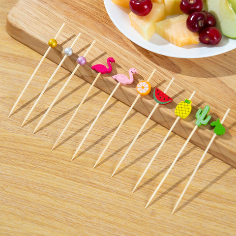 PartyHippo Bamboo Cocktail Picks wedding table decor and reception use.
