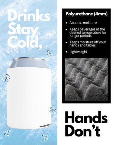 PartyPrints collapsible can cooler pack for easy storage.