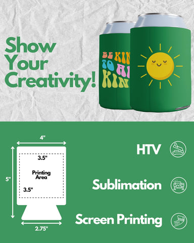 PartyPrints customizable sleeve designed for screen printing on party favors.