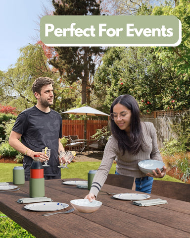 PartyPrints foam insulated sleeve keeps drinks cold and hands dry