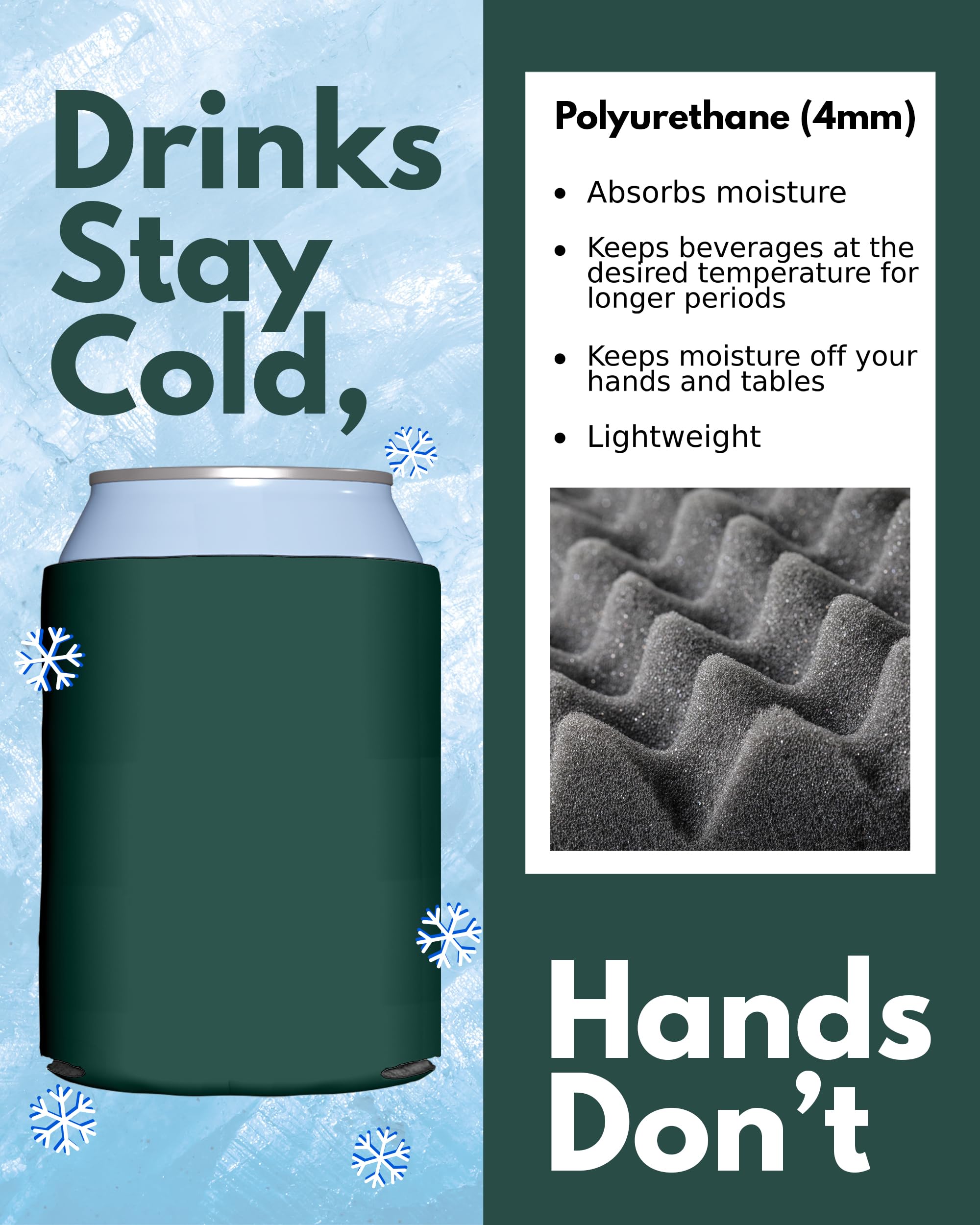 PartyPrints Hunter Green 25-pack display illustrating bulk option and color coordination.