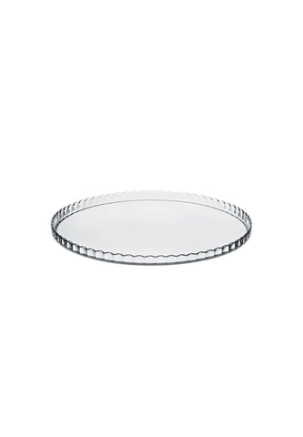 Pasabahce 10345 Patisserie cake plate, top view, ideal for elegant dessert presentation
